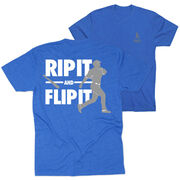Baseball Short Sleeve T-Shirt - Rip It Flip It (Back Design)