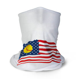 Softball Multifunctional Headwear - American Flag Bats RokBAND