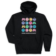 Cheerleading Hooded Sweatshirt - Cheer Makes Me Happy