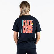 Softball Short Sleeve T-Shirt - Hey Batter Batter (Back Design)