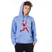 Baseball Hooded Sweatshirt - Home Run Santa