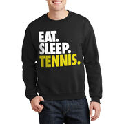 Tennis Crewneck Sweatshirt - Eat Sleep Tennis (Bold)