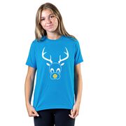 Softball Short Sleeve T-Shirt - Reindeer