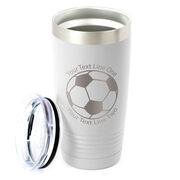 Soccer 20 oz. Double Insulated Tumbler - Ball Icon