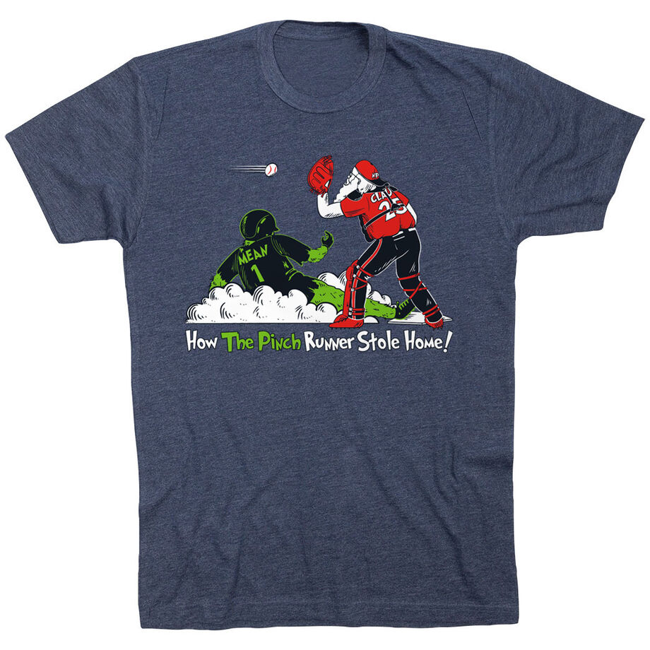 Baseball Short Sleeve T-Shirt - How The Pinch Stole Home