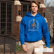 Guys Lacrosse Hooded Sweatshirt - Lone Star Lacrosse