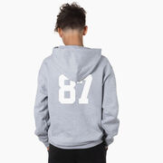 Guys Lacrosse Hooded Sweatshirt - Max The Lax Dog