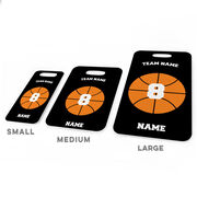 Basketball Bag/Luggage Tag - Basketball Team Ball