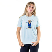 Hockey Short Sleeve T-Shirt - Puck The Hockey Dog