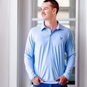 Baseball Long Sleeve Polo Shirt - Ballpark