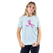 Field Hockey Tshirt Short Sleeve Neon Field Hockey Girl