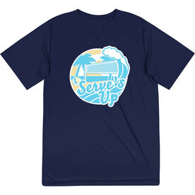 Volleyball Short Sleeve Performance Tee - Serve's Up