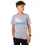 Lacrosse Short Sleeve T-Shirt - Eat. Sleep. Lacrosse.