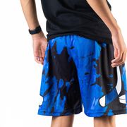 Hockey Beckett™ Shorts - Blue Tie-Dye