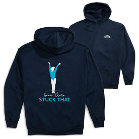 Gymnastics Hooded Sweatshirt - Been There Stuck That (Back Design)