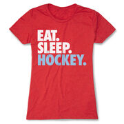 Hockey Women's Everyday Tee - Eat. Sleep. Hockey.