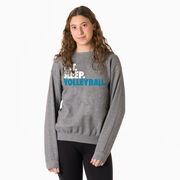 Volleyball Crewneck Sweatshirt - Eat Sleep Volleyball (Bold)