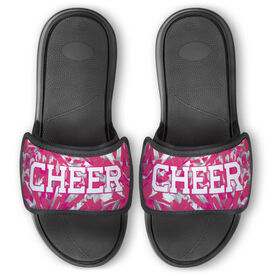 Cheerleading Repwell&reg; Slide Sandals - Cheer Pom Pom