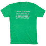 Cheerleading Short Sleeve T-Shirt - Cheerleaders Lift Athletes