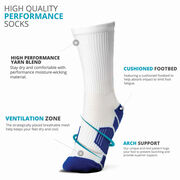 Swimming Woven Mid-Calf Socks - Just Swim