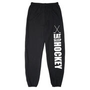 Hockey Fleece Sweatpants - Eat Sleep Hockey