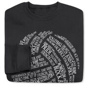 Volleyball Crewneck Sweatshirt - Volleyball Words