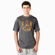 Guys Lacrosse Short Sleeve Performance Tee - Play Hard, Chill Easy