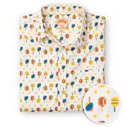 Pickleball Performance Short Sleeve Button Down Shirt - Dink