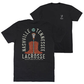 Guys Lacrosse Short Sleeve T-Shirt - Nashville Lacrosse (Back Design)