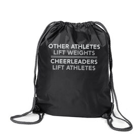 Cheerleading Sport Pack Cinch Sack - Cheerleaders Lift Athletes