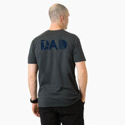 Soccer Short Sleeve T-Shirt - Soccer Dad Silhouette (Back Design)