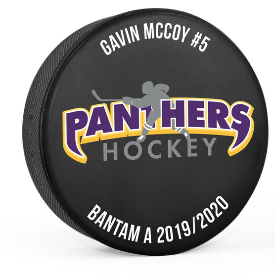 Personalized Hockey Puck - Team Logo