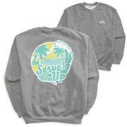 Tennis Crewneck Sweatshirt - Serve's Up (Back Design)