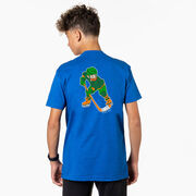 Hockey Short Sleeve T-Shirt - St. Hat-Trick (Back Design) 