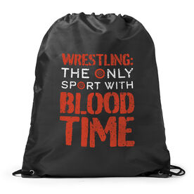 Wrestling Drawstring Backpack - Blood Time