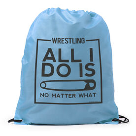 Wrestling Drawstring Backpack All I Do Is Pin