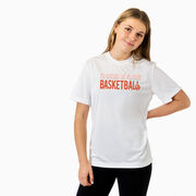 Basketball Short Sleeve Performance Tee - I'd Rather Be Playing Basketball