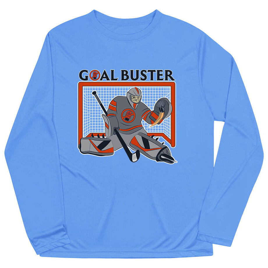 Hockey Long Sleeve Performance Tee - Goal Buster