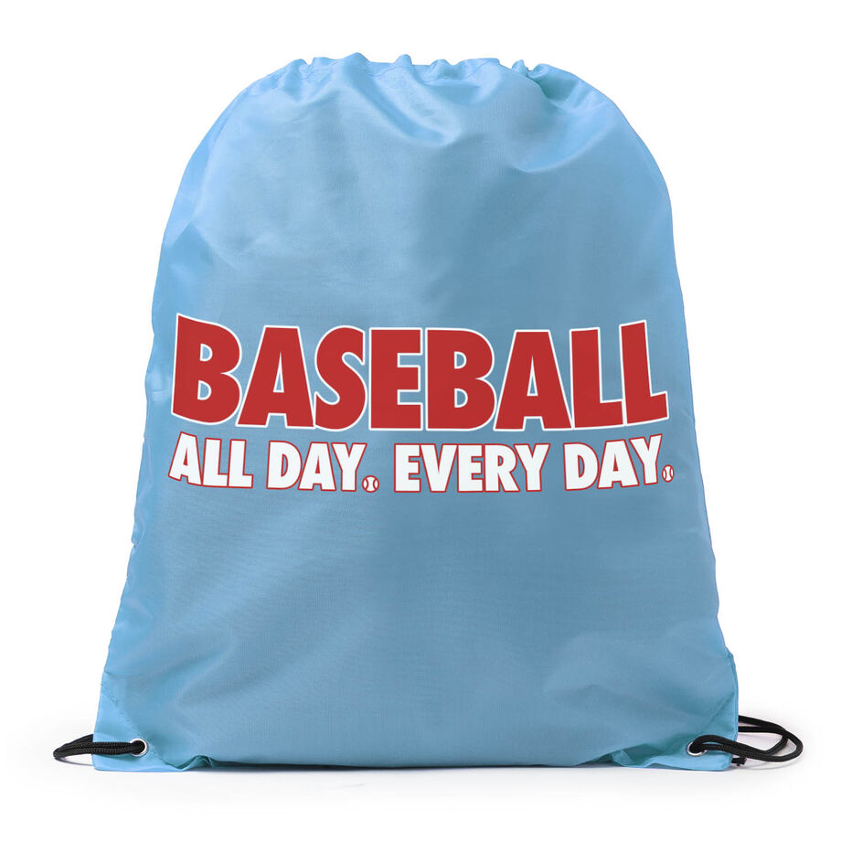 Baseball Drawstring Backpack - Baseball All Day Everyday