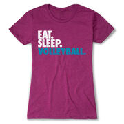 Volleyball Women's Everyday Tee - Eat. Sleep. Volleyball.