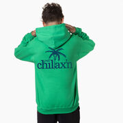 Lacrosse Hooded Sweatshirt - Just Chillax'n (Back Design)