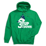Baseball Hooded Sweatshirt - 3 Up 3 Down