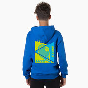 Tennis Hooded Sweatshirt - Let's Raise A Racket (Back Design)
