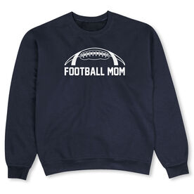 Football Crew Neck Sweatshirt - Football Mom
