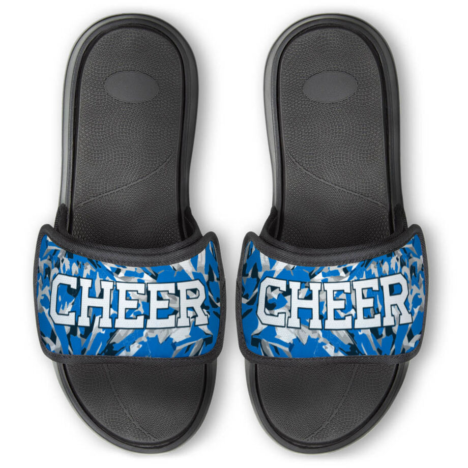 Cheerleading Repwell&reg; Slide Sandals - Cheer Pom Pom