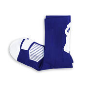 Basketball Woven Mid-Calf Socks - Player (Royal Blue/White)