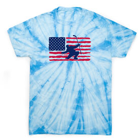 Hockey Short Sleeve T-Shirt - Hockey Land That We Love Tie Dye