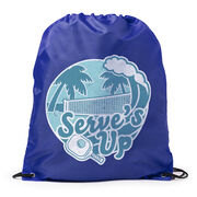 Pickleball Drawstring Backpack - Serve's Up