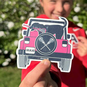 Girls Lacrosse Sticker - Lax Cruiser