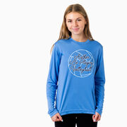 Volleyball Long Sleeve Performance Tee - I'd Rather Be Playing Volleyball